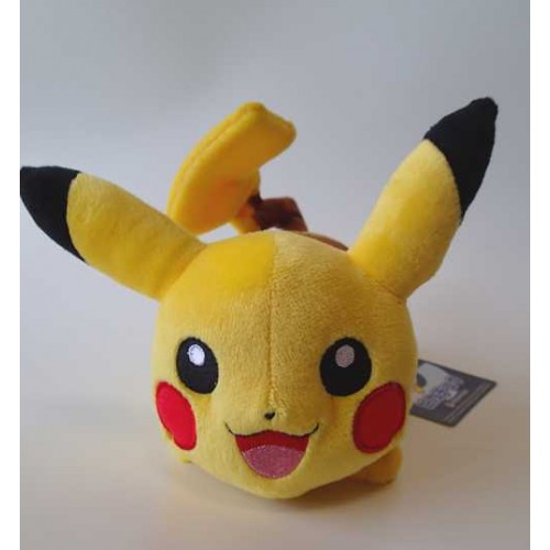 pikachu laying down plush