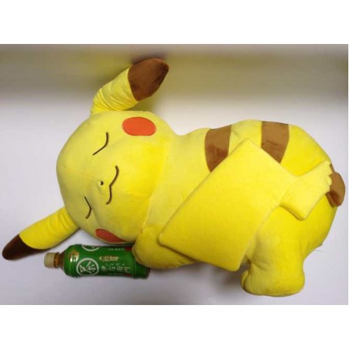 pikachu plush sleeping