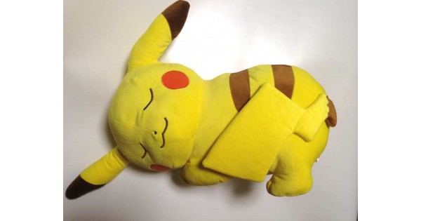 giant sleeping pikachu