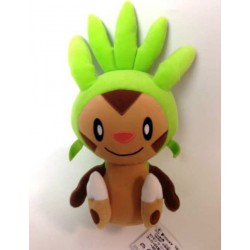 Pokemon 2014 Banpresto UFO Game Catcher Prize Chespin DX Plush Toy (Version #2 Sitting)