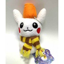 snowman pikachu plush