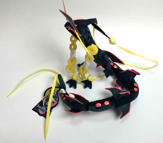 pokemon center mega rayquaza plush