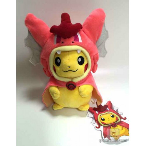 Pokemon Center Hiroshima Pikachu Shiny Red Pikados Plush Toy Plushie Stuffed