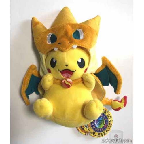 Pokemon Center Mega Tokyo Pikachu Pikazard Plush Toy Plushie Stuffed