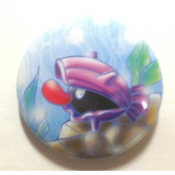 Pokemon Center 2013 15th Anniversary Shellder Metal Button