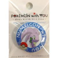 Pokemon Center 2014 Pokemon With You Series #4 Goodra Tin Can Badge