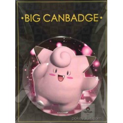 Pokemon Center 2016 Big Button Series #1 Clefairy Extra Large Size Metal Button #035