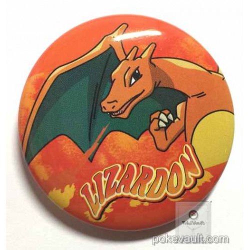 Pokemon Center 2004 Fire Red Leaf Green Eevee Metal Button