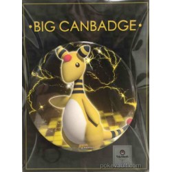 Pokemon Center 2017 Big Button Series #2 Ampharos Extra Large Size Metal Button #181