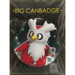 Pokemon Center 2017 Big Button Series #2 Delibird Extra Large Size Metal Button #225