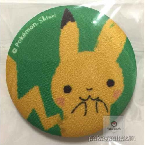 Pokemon Center 17 Shinzi Katoh Little Tales Campaign 4 Kurumi Button Collection Pikachu Male Metal Button Version 1