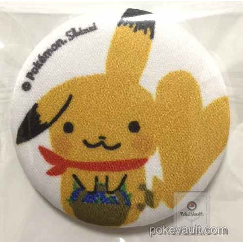 Pokemon Center 17 Shinzi Katoh Little Tales Campaign 4 Kurumi Button Collection Pikachu Female Metal Button Version 3