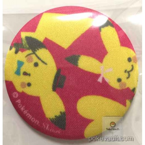 Pokemon Center 17 Shinzi Katoh Little Tales Campaign 4 Kurumi Button Collection Pikachu Male Female Metal Button Version 10