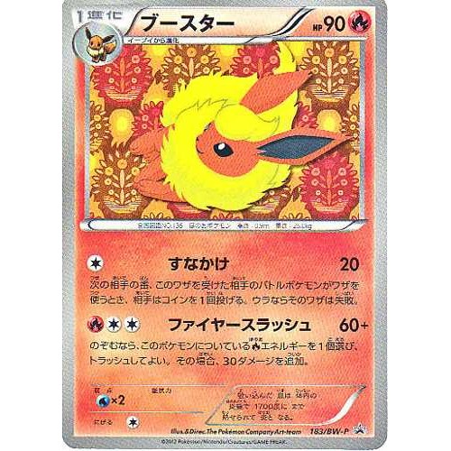 Pokemon Center 12 Eevee Collection Binder Flareon Promo Card 1 Bw P