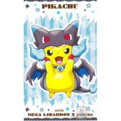 Pikachu Charizard Pokemon Center Poncho Sticker Sticker Not for Sale japan F/S 