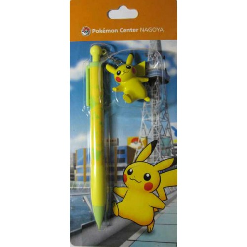 Pokemon Center Nagoya 11 Pikachu Mechanical Pencil With Figure Charm