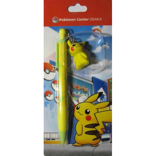 Pokemon Center Osaka 2011 Pikachu Mechanical Pencil With Figure Charm