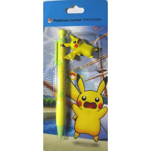 Pokemon Center Yokohama 2011 Pikachu Mechanical Pencil With Figure Charm