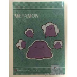 Pokemon Center Online 2016 Transform Ditto Campaign #3 Ditto Bulbasaur A4 Size Clear File Folder (Version #3C) NOT FOR SALE IN STORES
