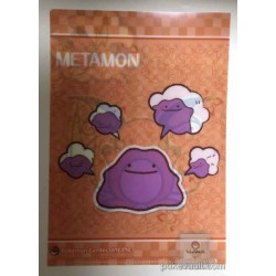 Pokemon Center Online 2016 Transform Ditto Campaign #3 Ditto Raichu A4 Size Clear File Folder (Version #1B) NOT FOR SALE IN STORES