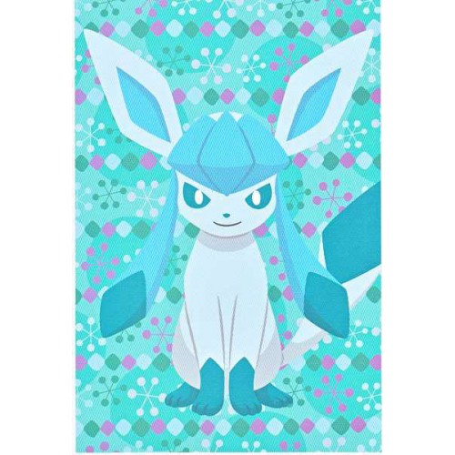 Pokemon Center 2012 Eevee Collection Glaceon Authentic Postcard NOT SOLD IN STORES