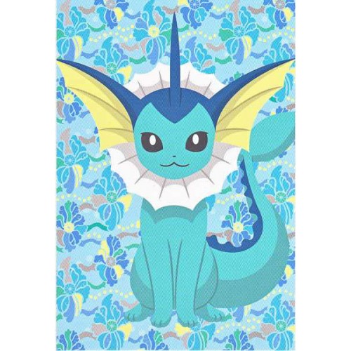 Pokemon Center 2012 Eevee Collection Vaporeon Authentic Postcard NOT SOLD IN STORES