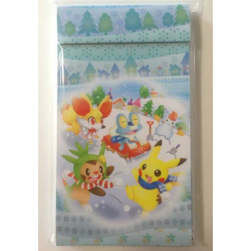 Pokemon Center 2013 Christmas Pikachu Fennekin Froakie Chespin Memo Pad