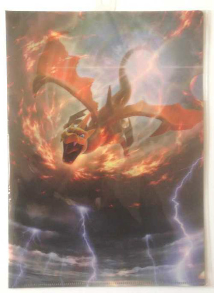 Pokemon Center 2014 Charizard Mega Battle A4 Size Clear File Folder