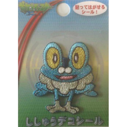 Pokemon Center 2014 Froakie Embroidered Sticker