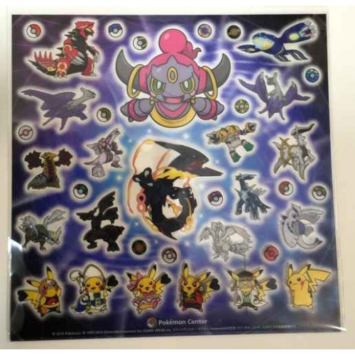 Pokemon Center 15 Hoopa Shiny Mega Rayquaza Pikachu Mega Latias Friends Sticker Sheet