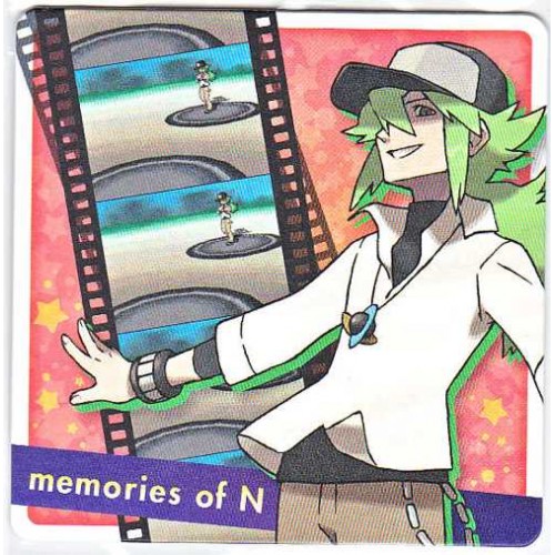 Pokemon Center 2013 Memories Of N Drink Coaster Version #4