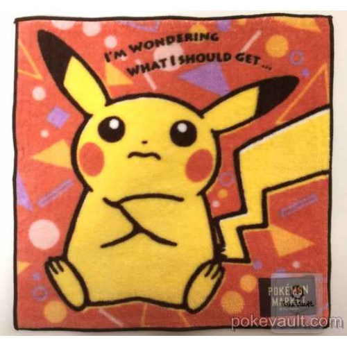 Pokemon Center 2016 Pokemon Market Campaign Pikachu Mini Hand Towel