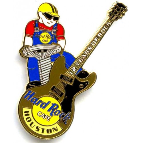 Hard Rock Cafe Houston 1998 12th Anniversary Pin