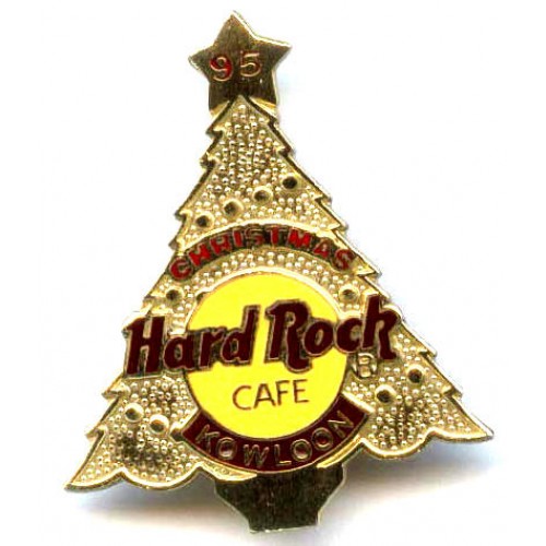 Hard Rock Cafe Kowloon 1995 Christmas Tree Pin