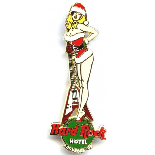 Hard Rock Cafe Las Vegas Hotel 1999 Christmas Girl Pin