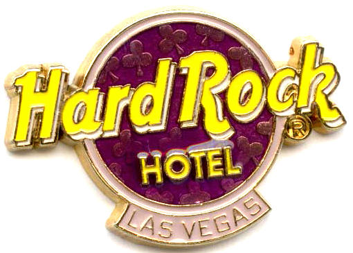 Hard Rock Cafe Las Vegas Hotel Clubs Logo Pin