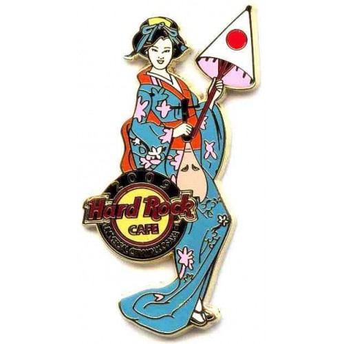 Hard Rock Cafe Osaka UCW 2009 Kimono Geisha Series Pin