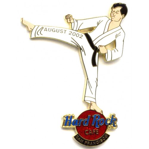 Hard Rock Cafe San Francisco 2002 Street Fair Karate Pin