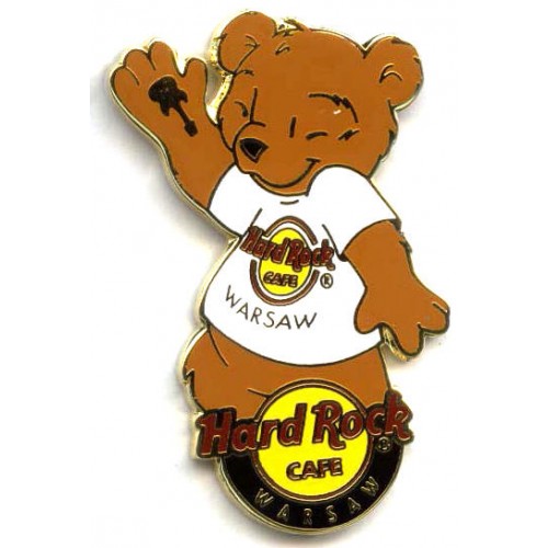Hard Rock Cafe Warsaw 2009 Classic Bear Series Pin