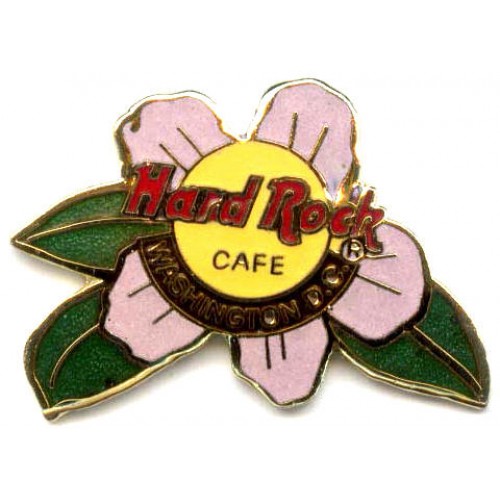 Hard Rock Cafe Washington DC Cherry Blossom Logo Pin
