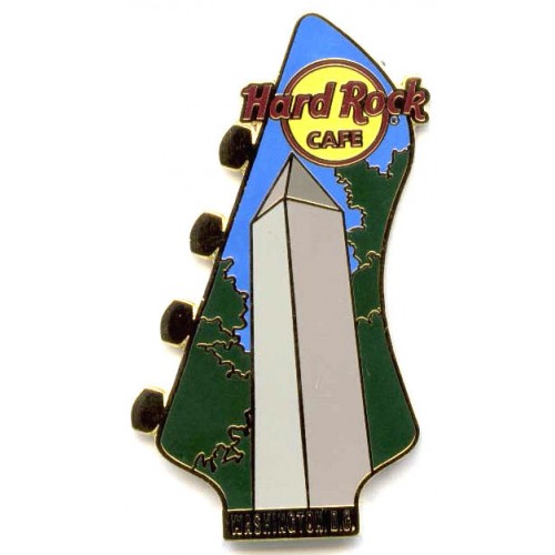 Hard Rock Cafe Washington DC 2007 Guitar Head Series Pin