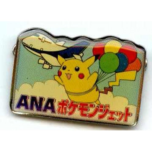 Pokemon 1998 ANA Flying Pikachu Pin Badge