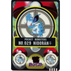 Pokemon 1997 Bandai Nidoran (Female) Promo Sticker Card
