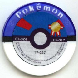 Pokemon 2010 Battrio Drapion Super Level Coin #17-027