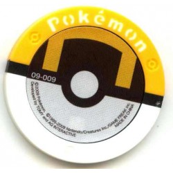 Pokemon 2009 Battrio Heatran Hyper Level Sparkling Foil Coin #09-009