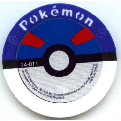 Pokemon 2010 Battrio Metang Super Level Coin #14-011