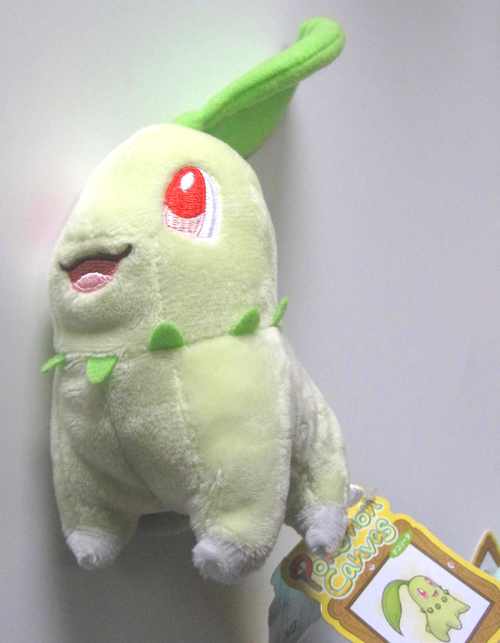 life size chikorita plush