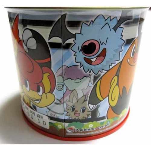 Pokemon Center 2010 Tepig Pignite Emboar & Friends Chocolate Collector Tin