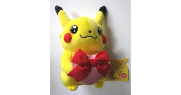 pikachu heart plush