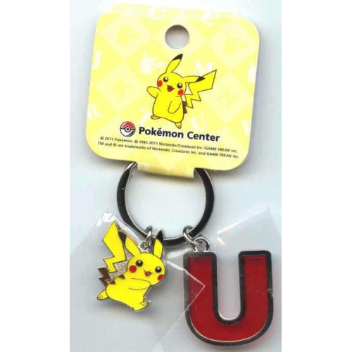 Pokemon Center 2011 Pikachu Keychain Version U